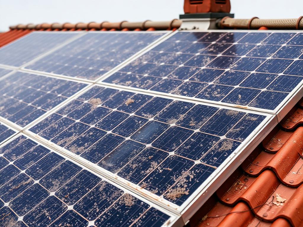 Solaranlagenreinigung vorher
